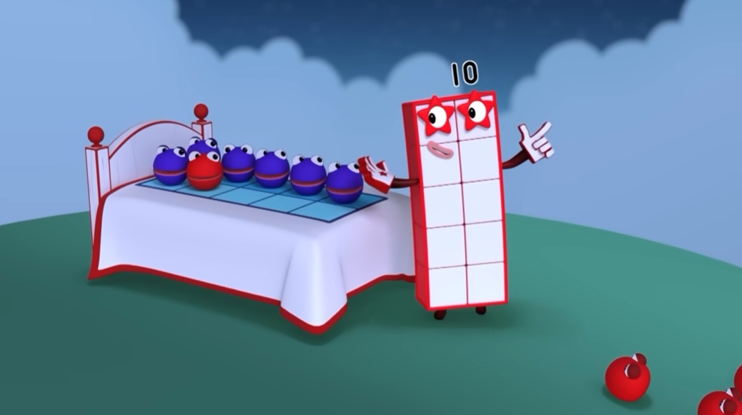 Ten in the Bed | Sing-along Karaoke for Kids | Learn to Count | Numberblocks img